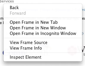 Chrome Frame Options